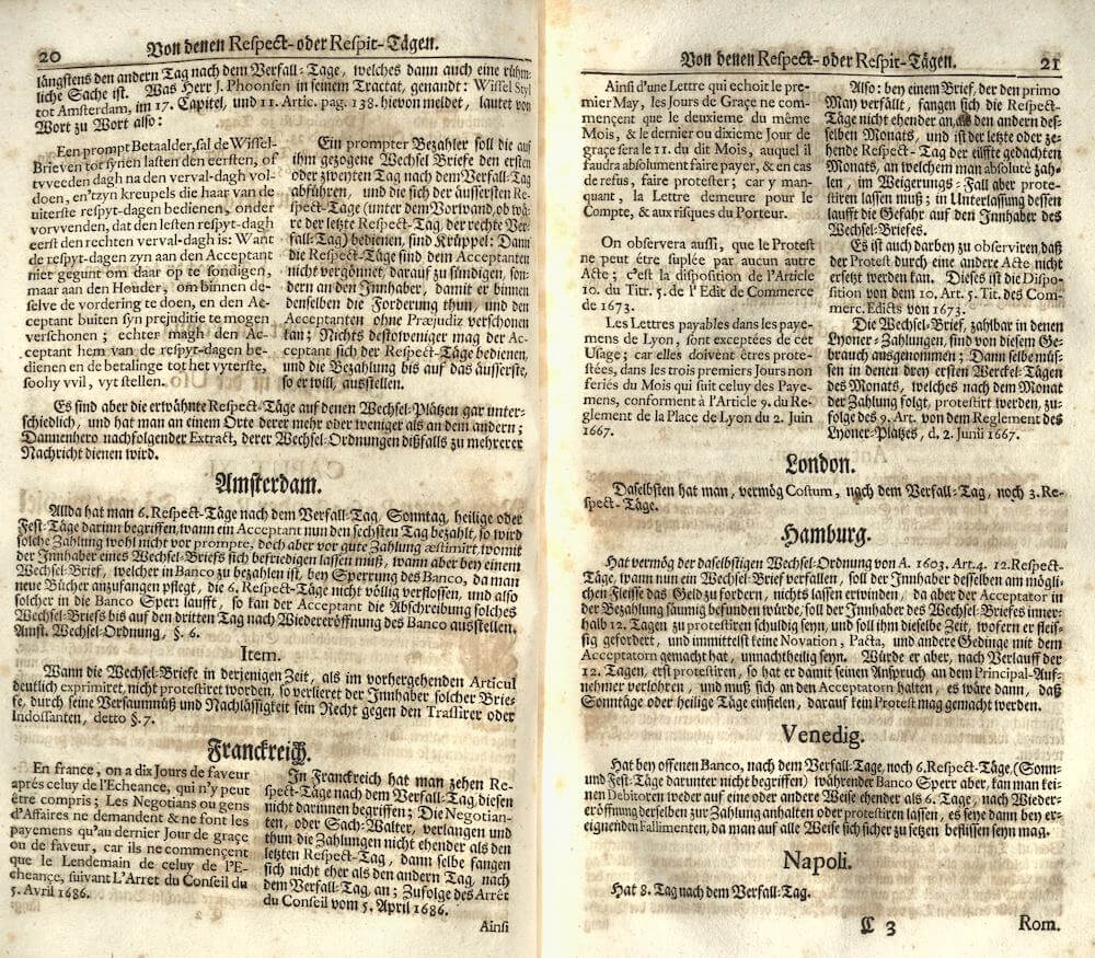 Viel-vermehrte Wechsel-Handlung, 1726