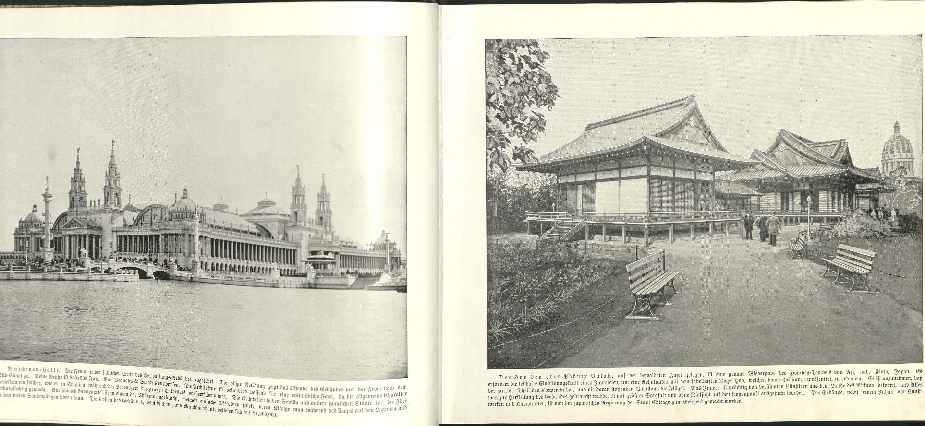 Die Illustrierte Welt-Ausstellung Chicago, 1893. Chicago, 1893, publiziert von Rand, McNally & Co. in deutscher Sprache
