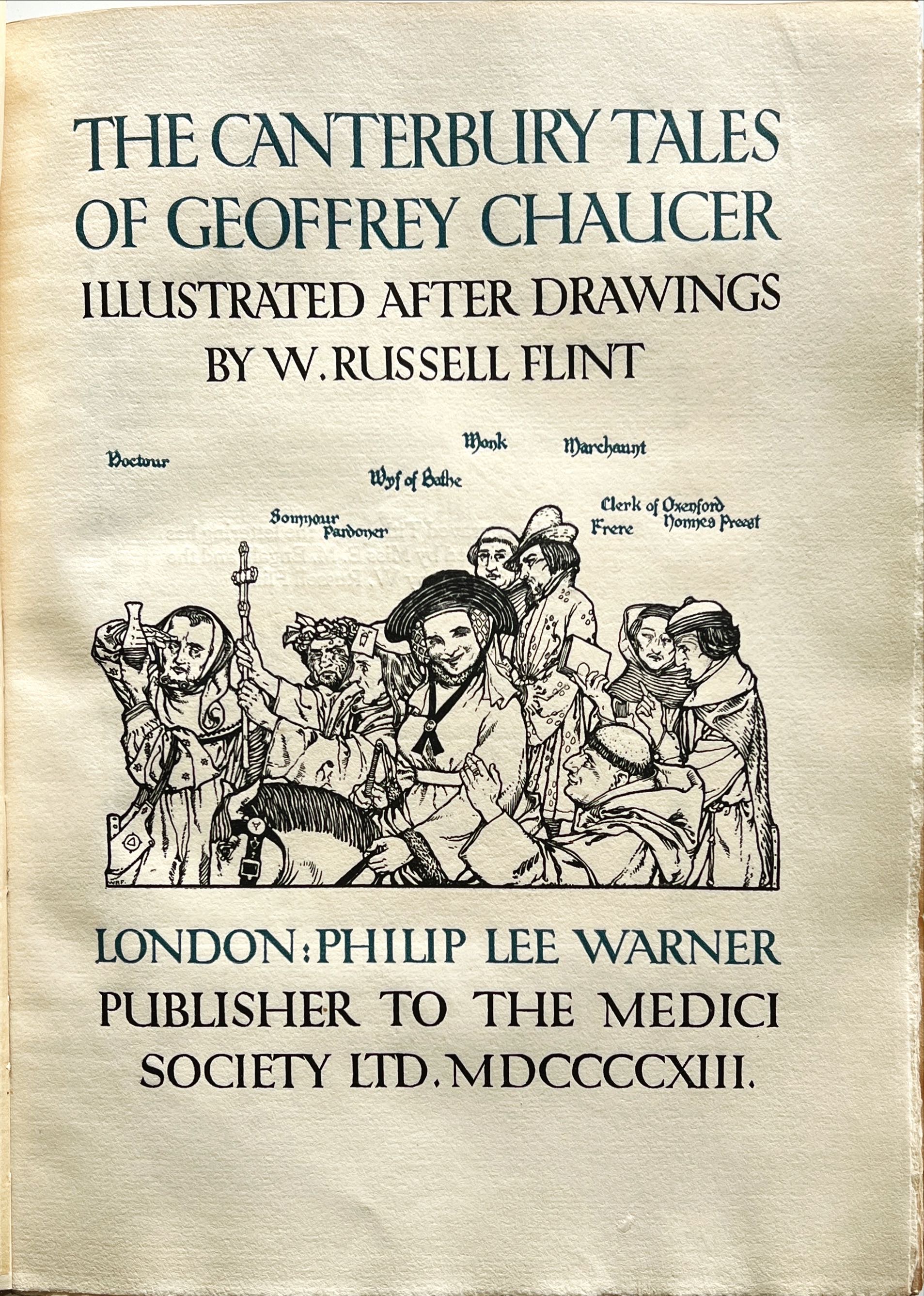 The Canterbury Tales, by Chaucer Geoffrey