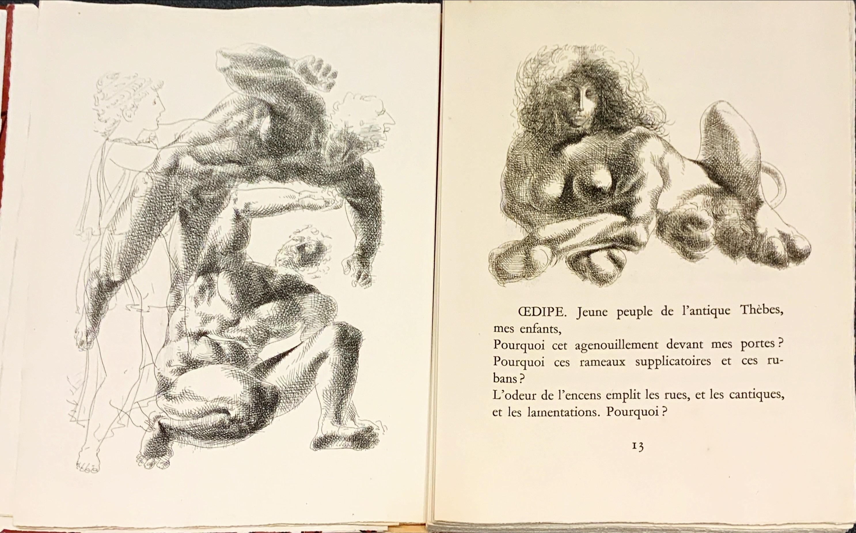Oedipe Roi, Illustrationen von Hans Erni