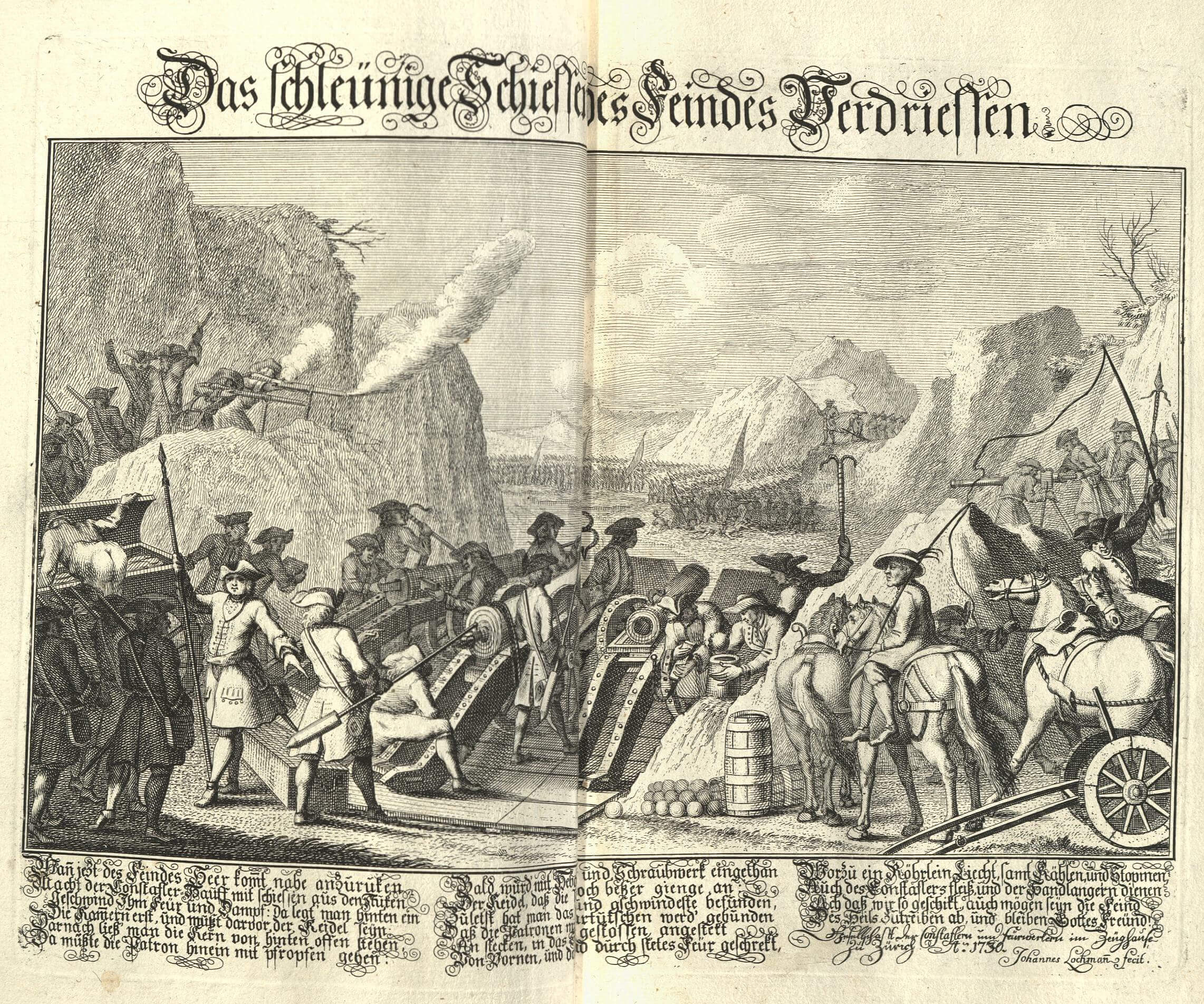 Neujahrsblätter Feuerwerker-Gesellschaft 1689-1776