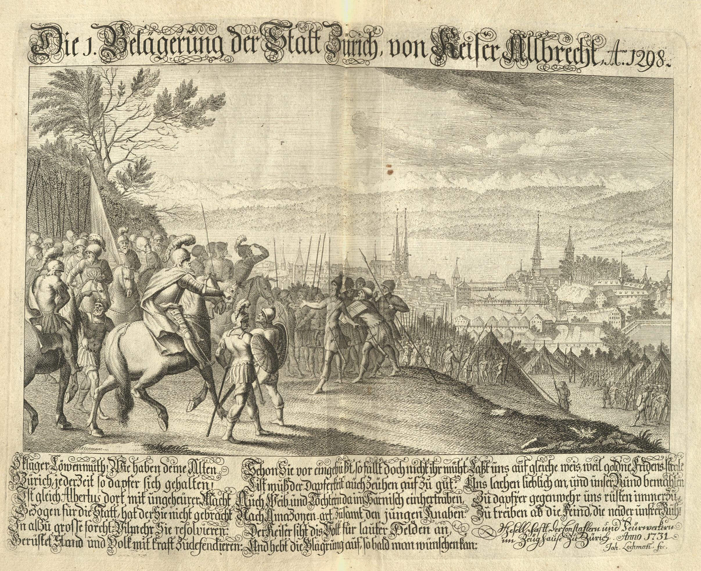 Neujahrsblätter Feuerwerker-Gesellschaft 1689-1776
