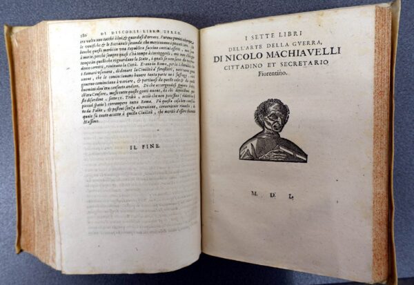 Tutte le Opere di Nicolo Machiavelli, Cittadino et Secretario Fiorentino, Divise gia in V. Parti